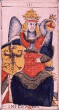 carte de tarot : l'impératrice